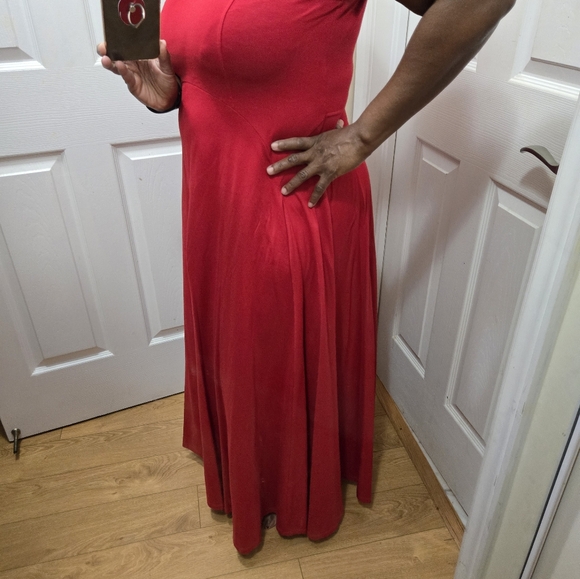 Women's full length dress - Size 16 - custom made - Picture 7 of 7